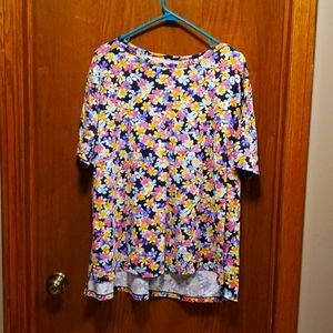 Woman Within Floral T-shirt 18/20